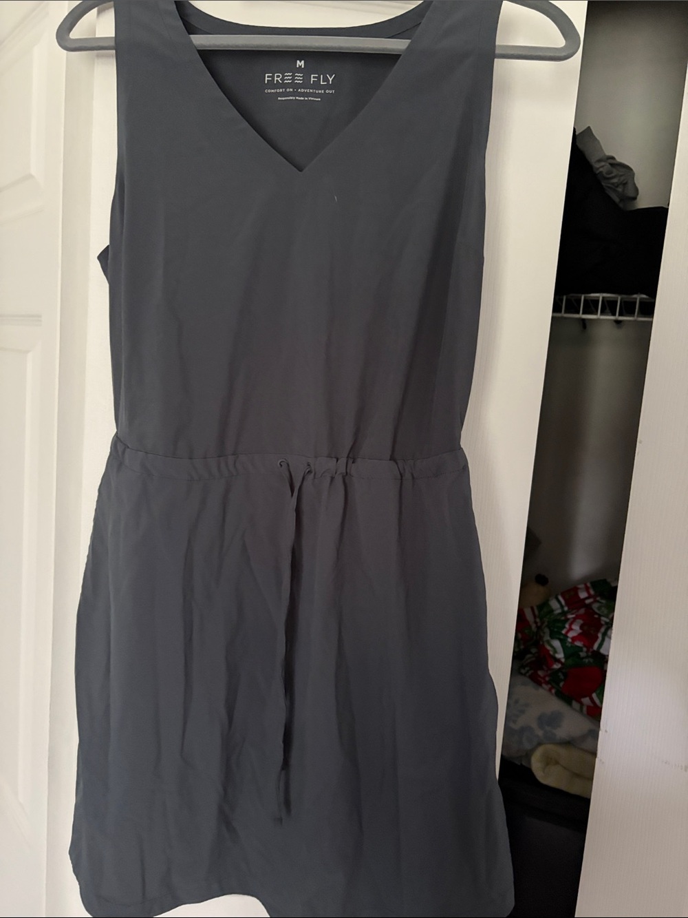 Free Fly Women's Slate V-Neck Drawstring Romper